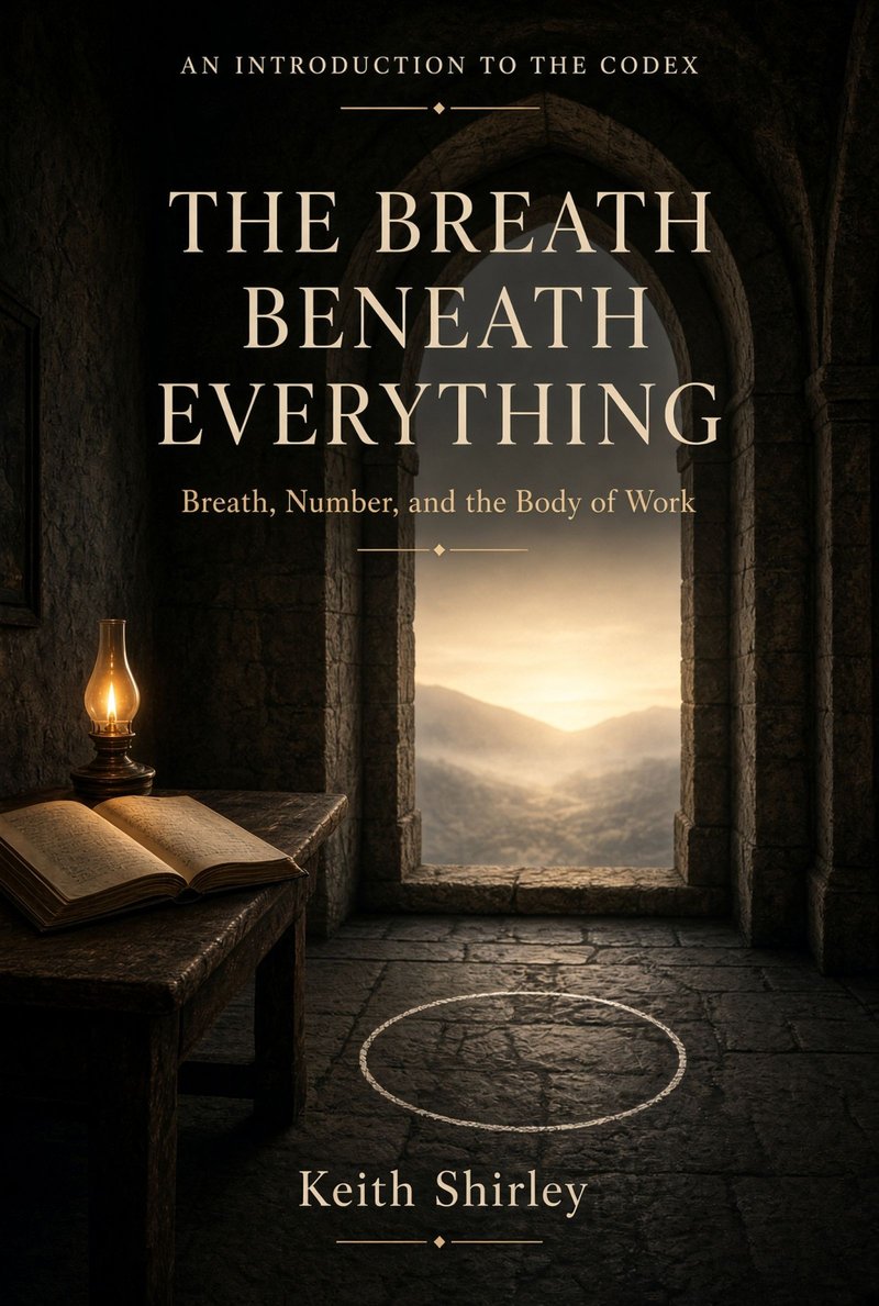 Book cover, The Breath Beneath Everything by Keith Shirley