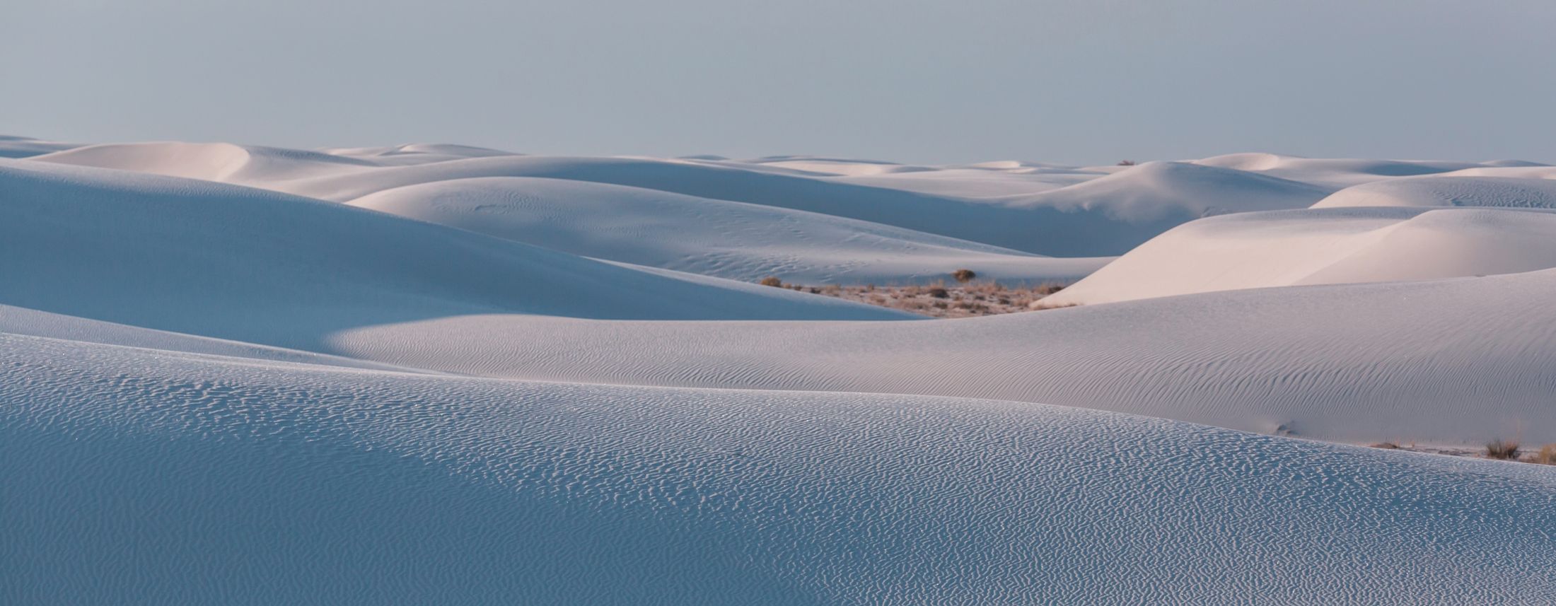 White Sands desert dunes